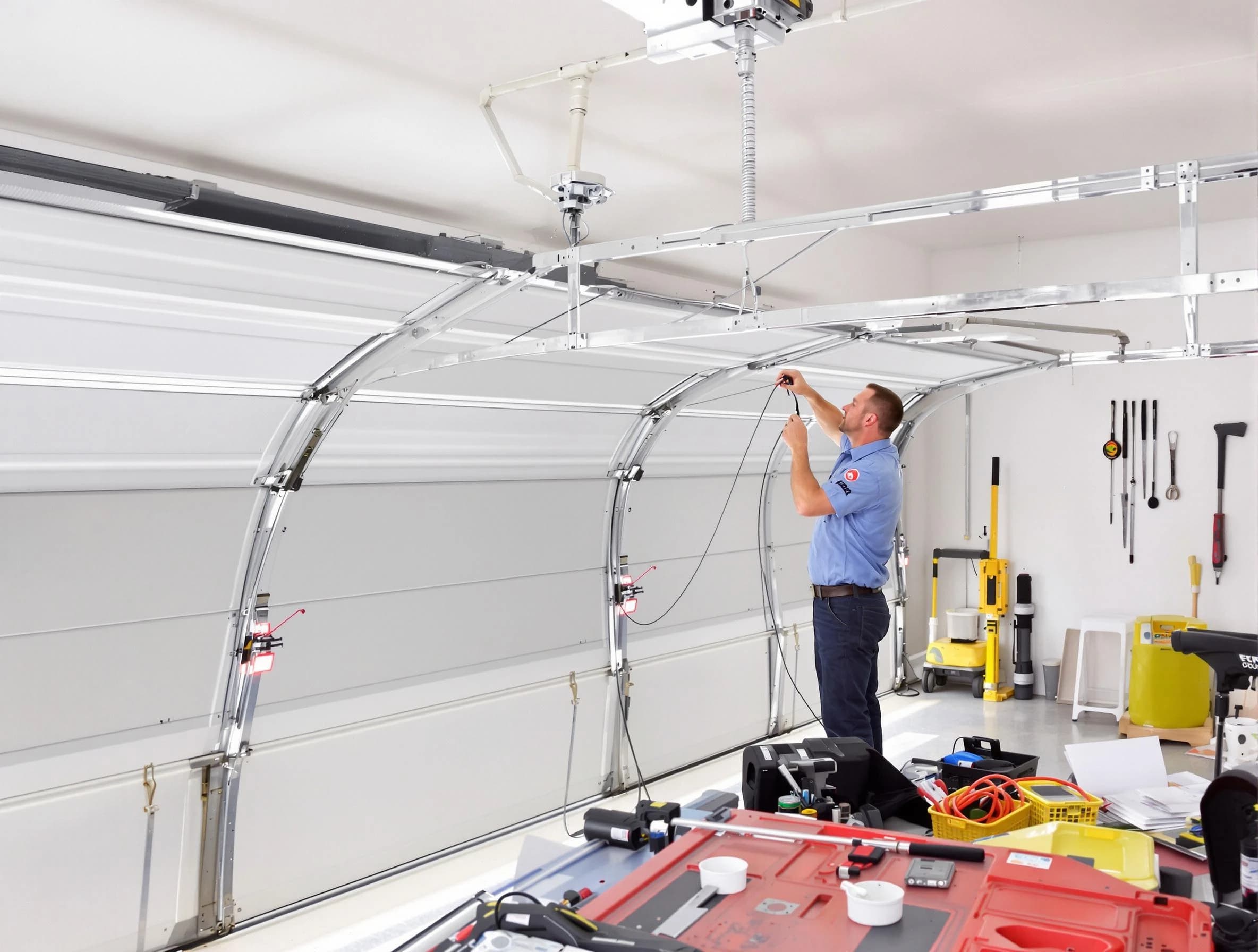 Garage door cable repair service by Tempe Garage Door Repair in Tempe