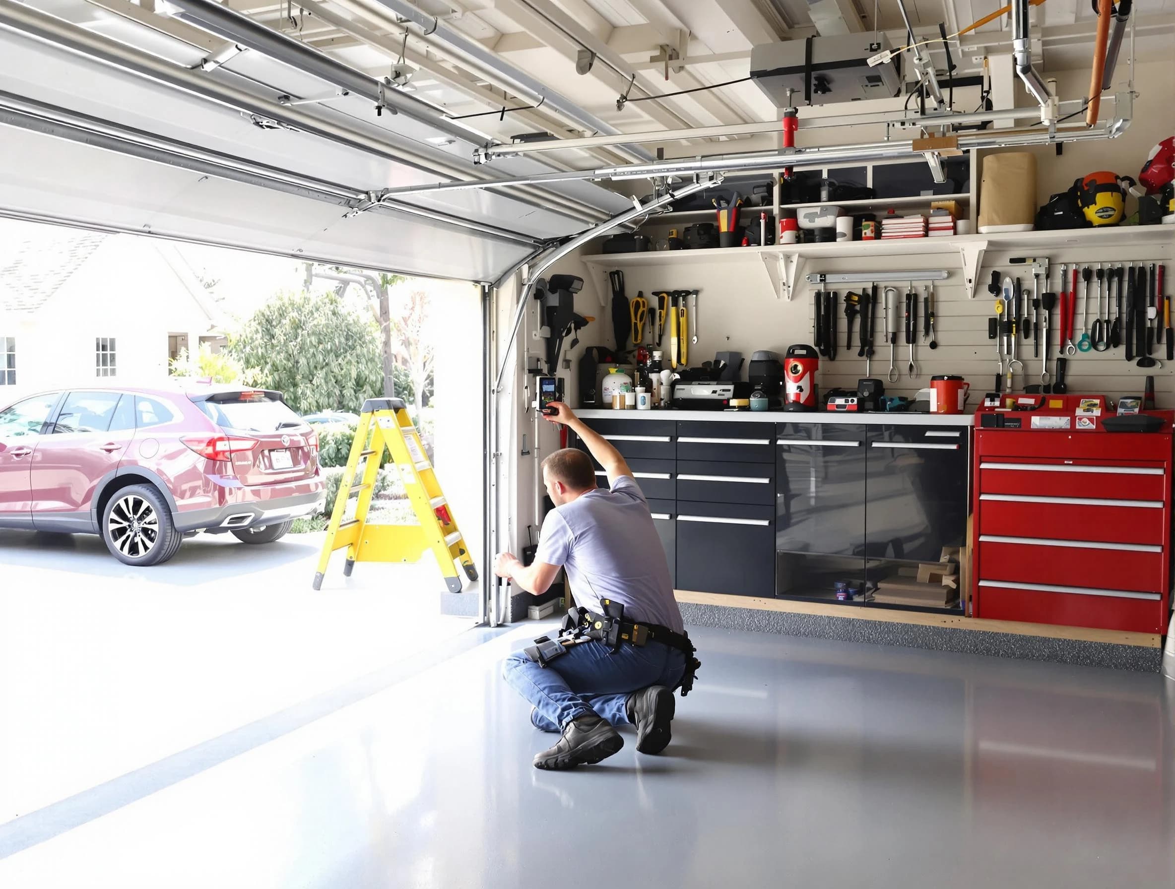 Local garage door repair service by Tempe Garage Door Repair in Tempe