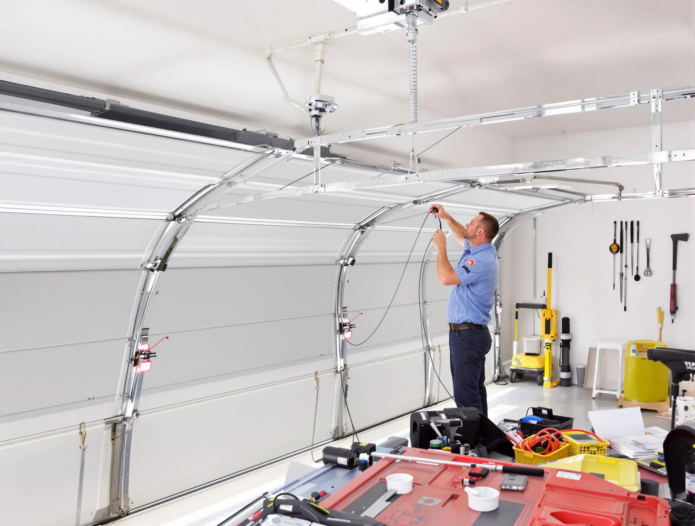 Garage door cable repair service by Tempe Garage Door Repair in Tempe