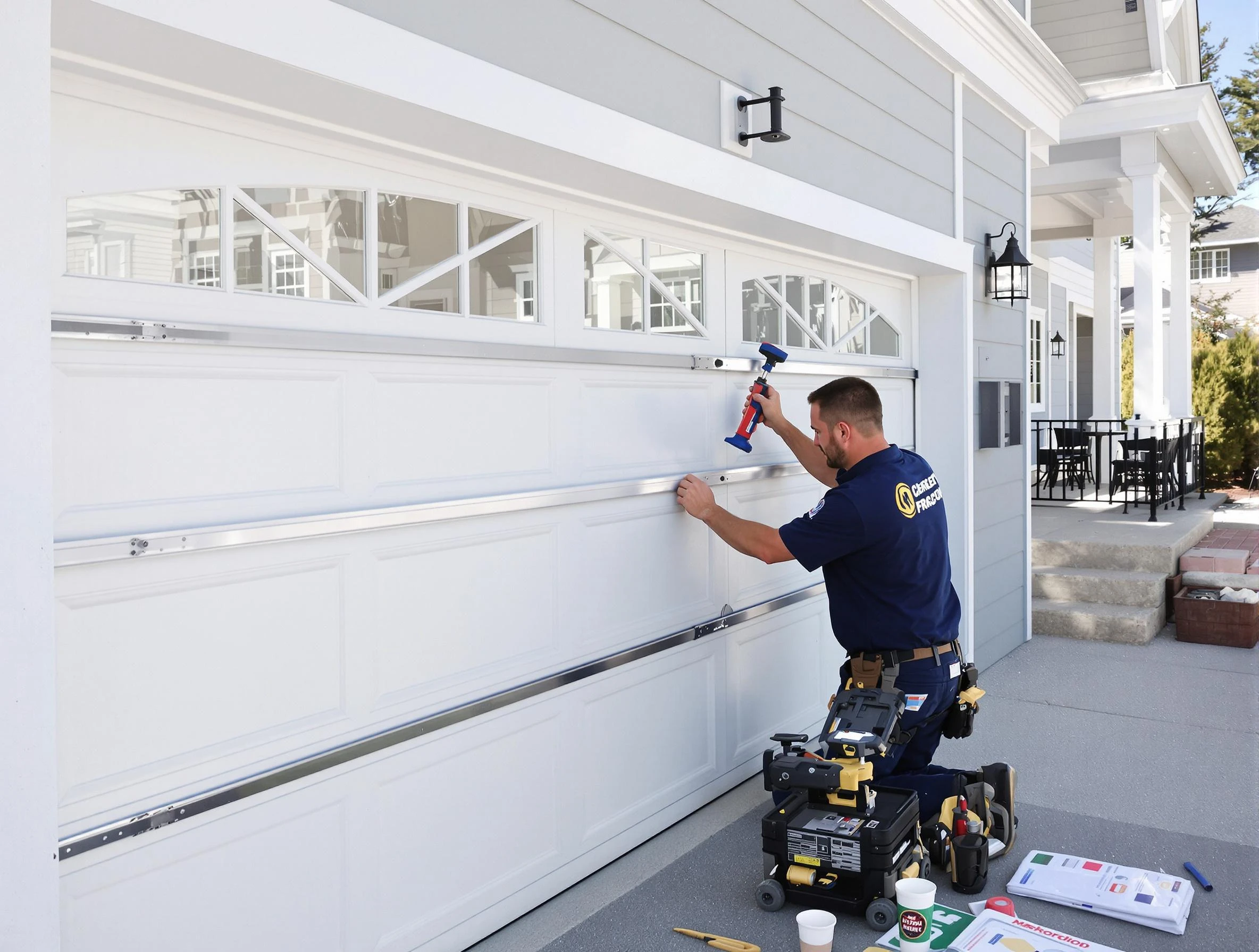 Professional garage door installation by Tempe Garage Door Repair in Tempe