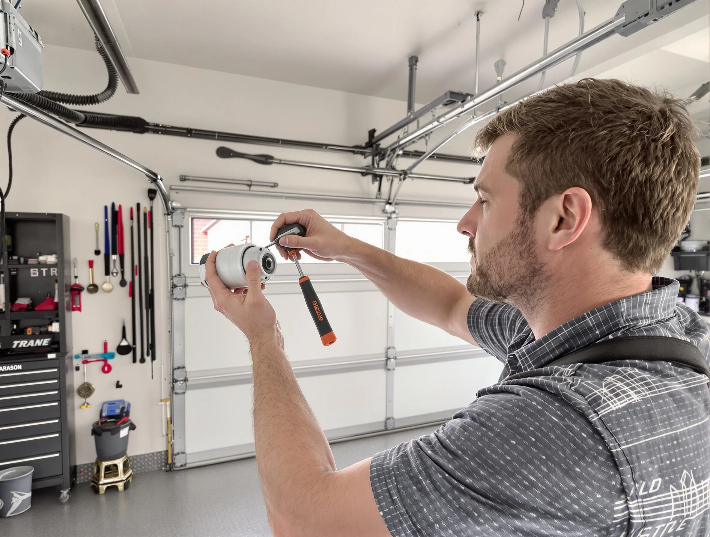 Garage door opener repair service by Tempe Garage Door Repair in Tempe