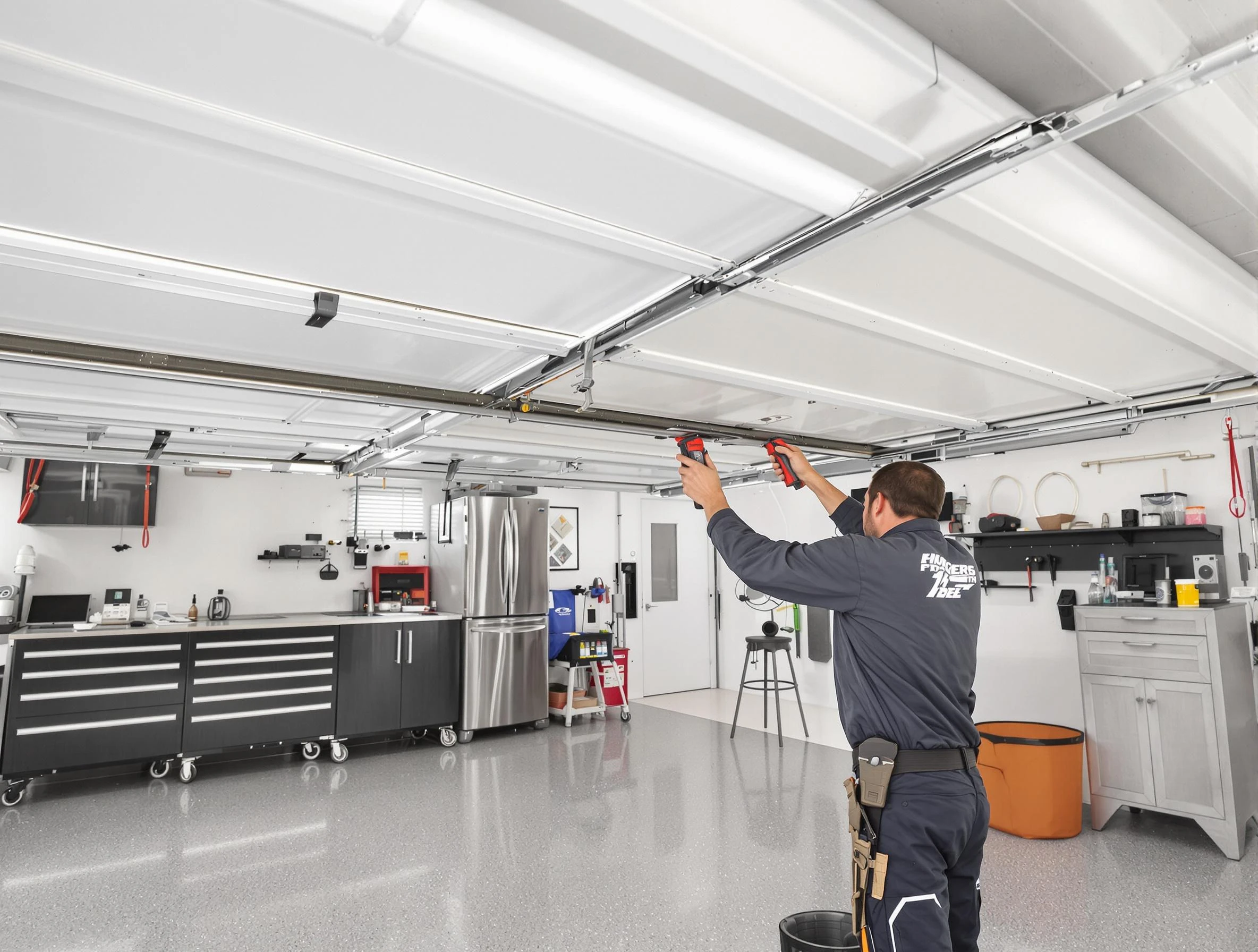 Overhead garage door repair service by Tempe Garage Door Repair in Tempe