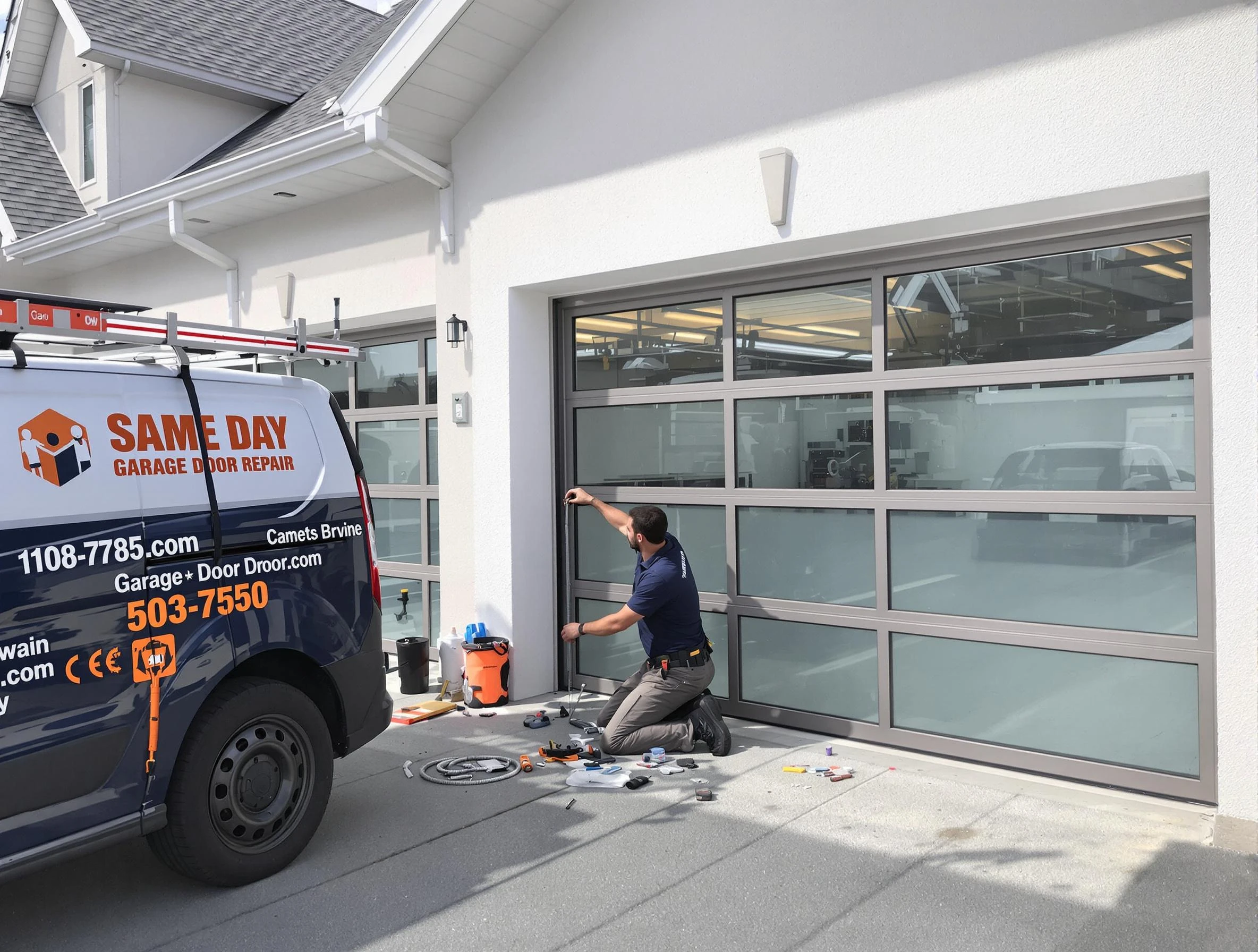 Same-day garage door repair service by Tempe Garage Door Repair in Tempe